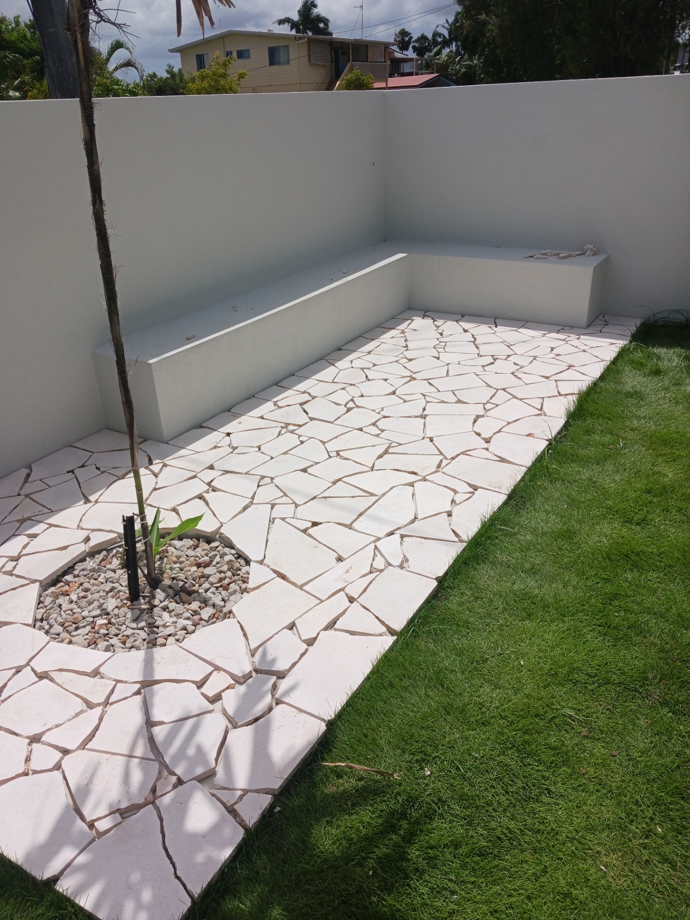 Crazy-Paving Courtyard